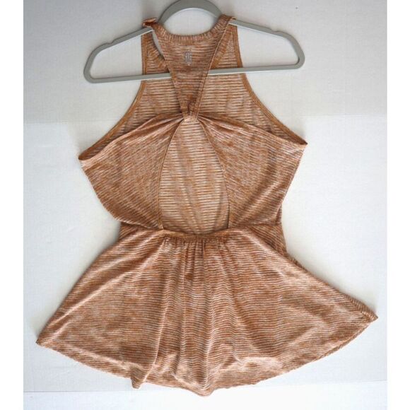 FP Movement OB1449132 Women's Sz M Russet Orange Striped TTYL Racerback Dress - Picture 2 of 12